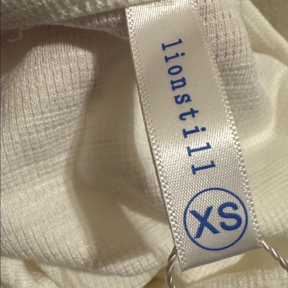 NWT Lionstill Waffle Knit Lantern Sleeve  Mini Dress - Picture 10 of 11